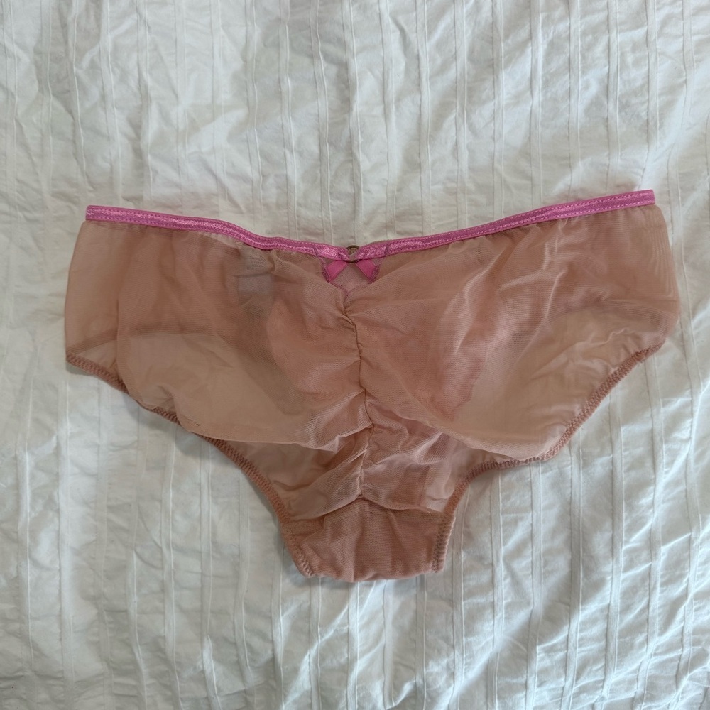 Romantic Discontinued Victoria’s Secret Embroidered Lingerie Set - Picture 3 of 3